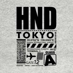 HND Haneda Tokyo Airport T-Shirt